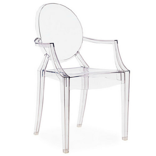 Louis Ghost Chair thick acrylic plastic chairs leisure chair